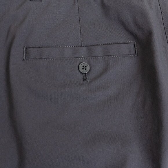 Kit And Ace Navigator Ride Pleated Pants Cropped Oversized Gray - Picture 9 of 15